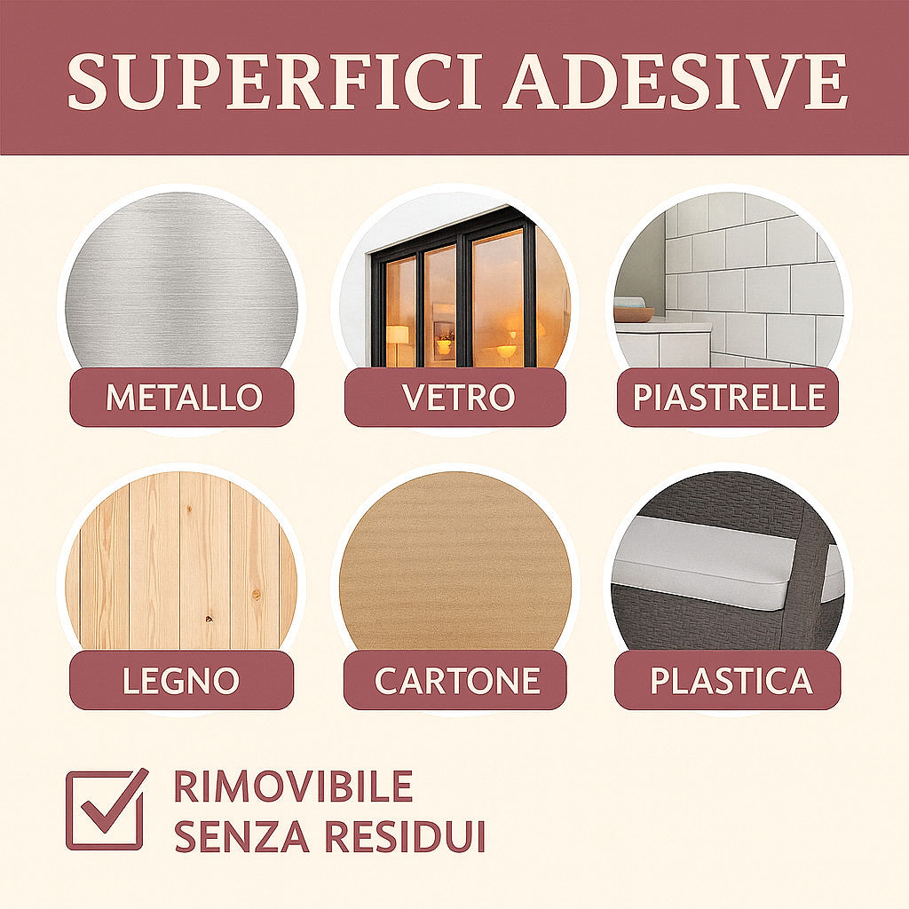 Chiusure a strappo autoadesive 