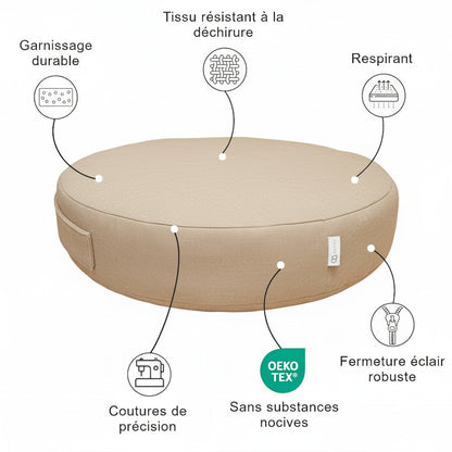 Coussins de sol ronds - Intérieur
