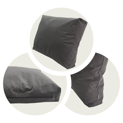 Lounge zitkussen met flopkussen rugleuning - Indoor
