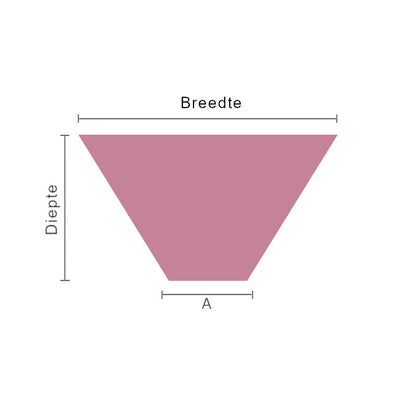 Trapezium stoelkussen op maat