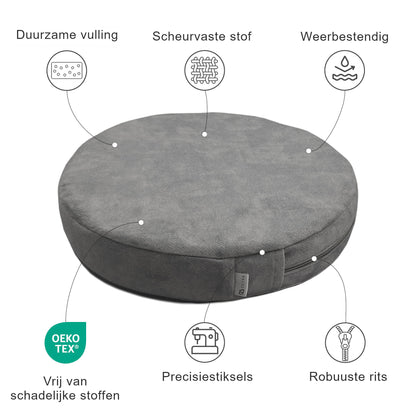 Ronde zitkussens en kruk kussens - Outdoor
