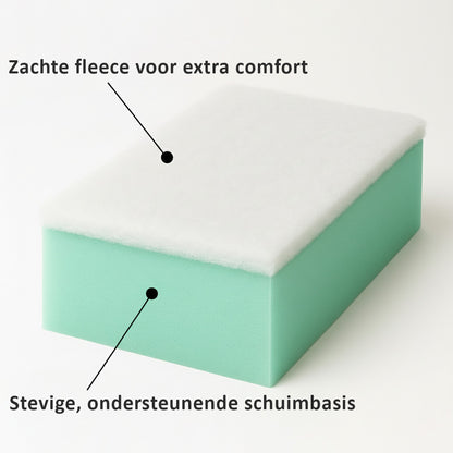 Kussen met schuimvulling en fleece