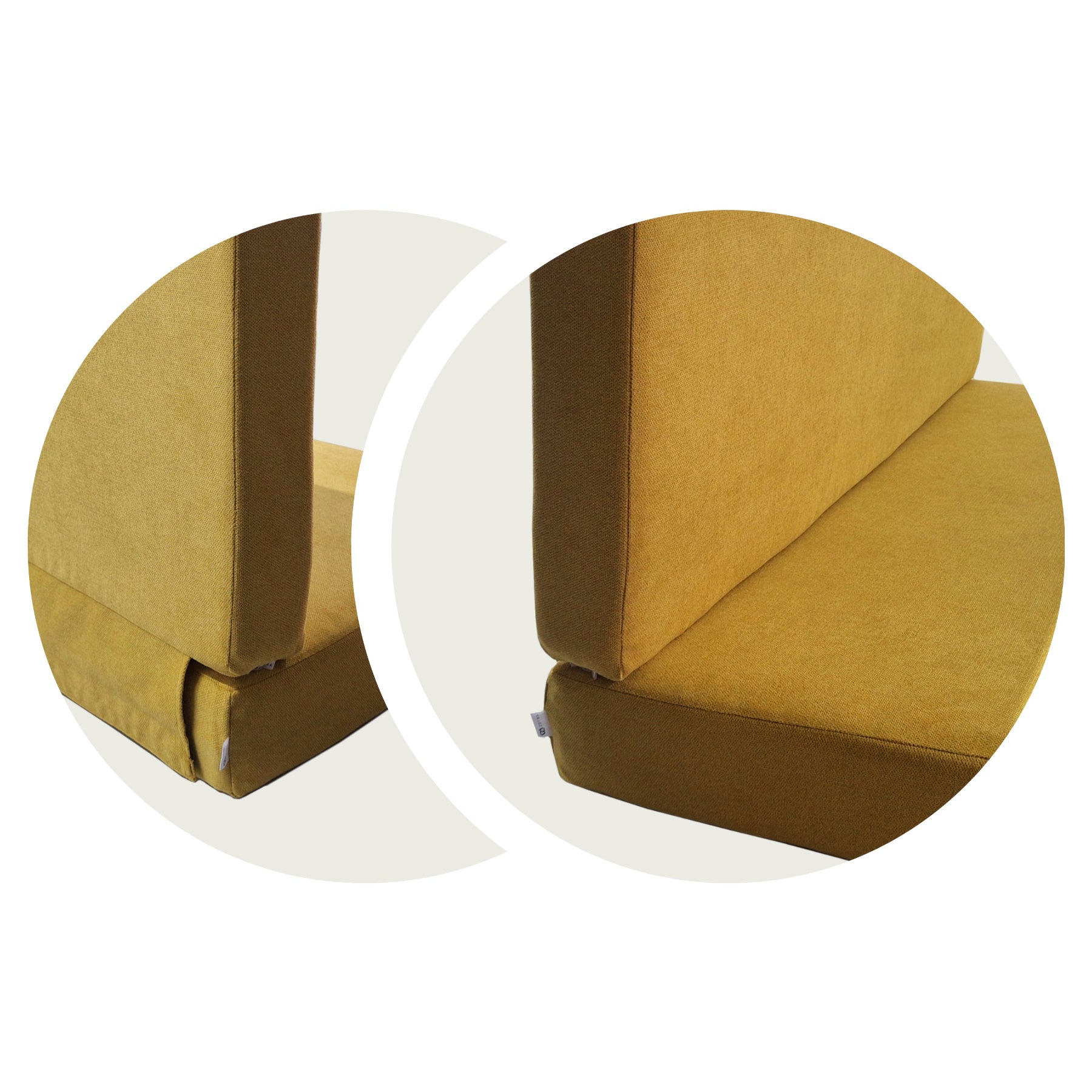 Sitzkissen mit Rückenlehne 