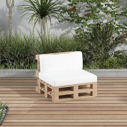 Palettenkissen mit Flopkissen Rückenlehne - Outdoor