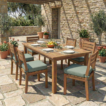 Grünes Olefins Stoff Outdoor Sitzkissen mit Befestigungsbänder