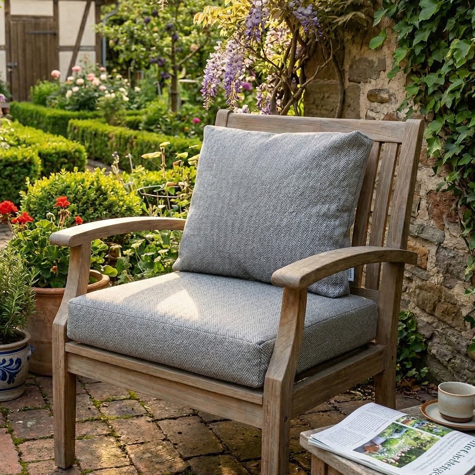 Outdoor Wetterfest Lounge Garten Sitzkissen nach Mass