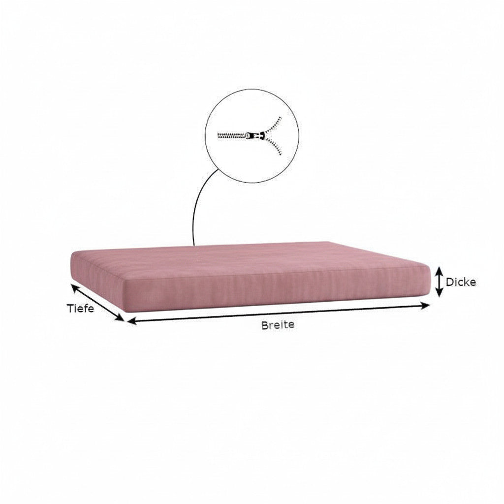 Dimensions des coussins de palette d'extérieur